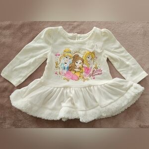 Disney Princess Cream Long Sleeve Tunic